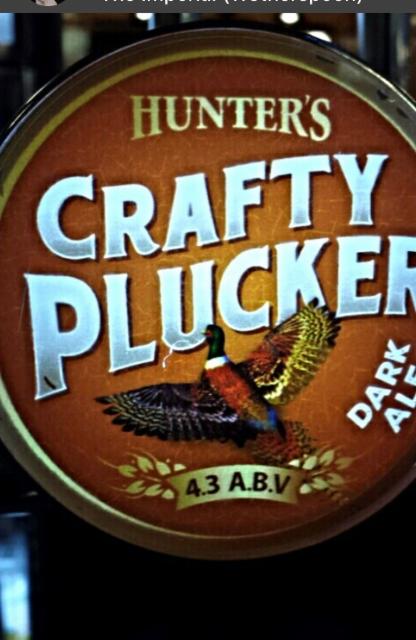 Crafty Plucker 4.3%, Hunter's Brewery, England