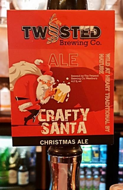 Crafty Santa 4.2%, Twisted Brewing, England