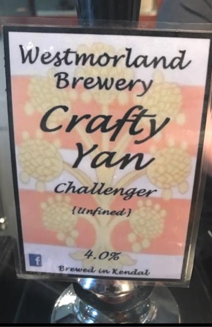 Crafty Yan : Challenger 4.0%, Westmorland Brewery, England