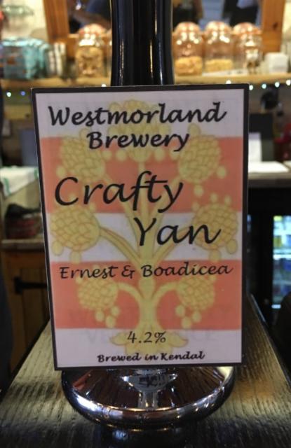 Crafty Yan: Ernest & Boadicea 4.2%, Westmorland Brewery, England