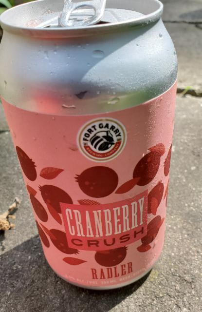 cranberry crush 3.5%, Fort Garry Brewing, Canada