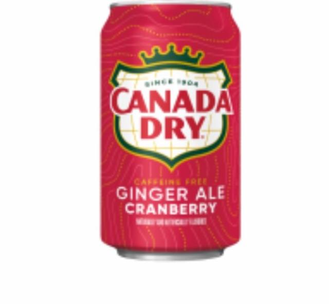 Cranberry Ginger Ale 0.0%, Canada Dry, United States