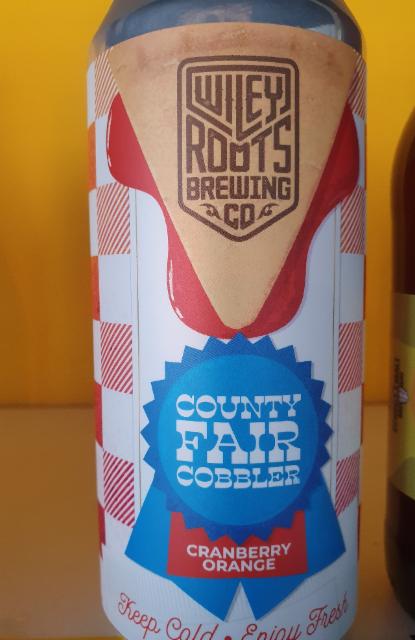 Cranberry Orange County Fair Cobbler 6.5%, Wiley Roots Brewing Company, United States