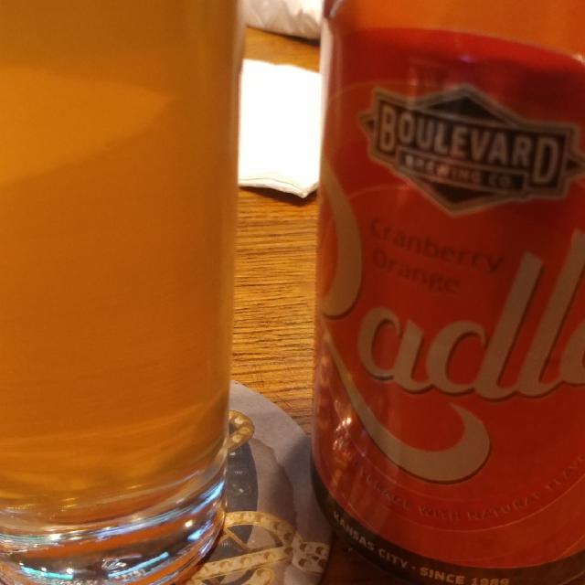 Cranberry Orange Radler 4.1%, Boulevard Brewing Company (Duvel-Moortgat), United States