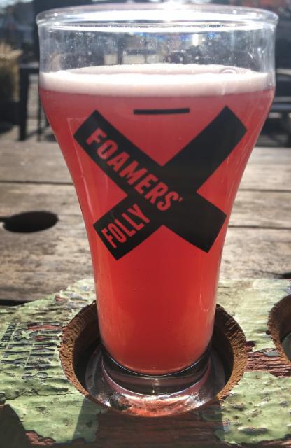 Cranberry red current radler 4.0%, Foamers Folly Brewing Co., Canada