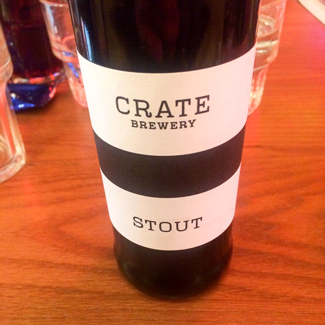 Crate Stout, CRATE Brewery