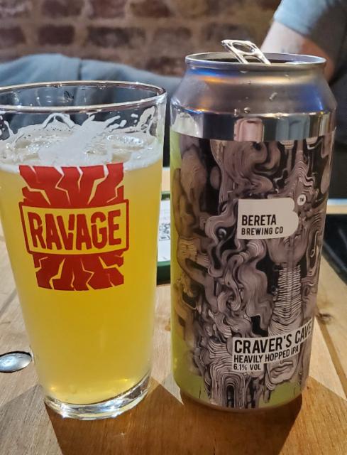 craver's cave heavily hopped ipa 6.1%, Bereta Brewing Co, Romania