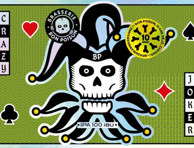 Crazy Joker 5.6%, Brasserie Bon Poison, France