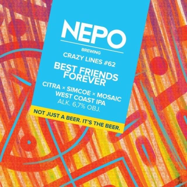 Crazy Lines #62: Best Friends Forever 6.7%, Nepo Brewing (Browar Nepomucen), Poland