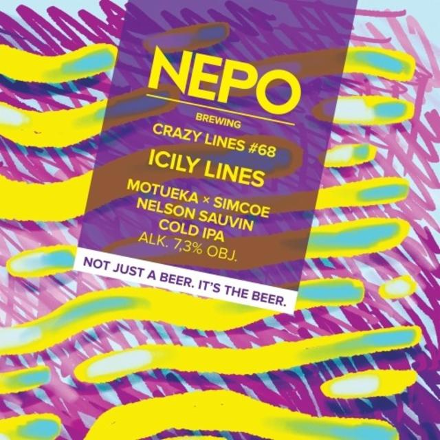 Crazy Lines #68 Icily Lines 7.3%, Nepo Brewing (Browar Nepomucen), Poland