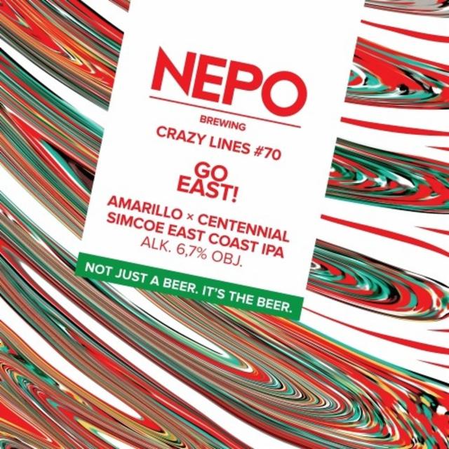 Crazy Lines #70: Go East! 6.7%, Nepo Brewing (Browar Nepomucen), Poland