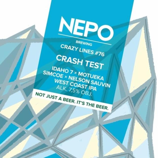 Crazy Lines #76: Crash Test 7.5%, Nepo Brewing (Browar Nepomucen), Poland