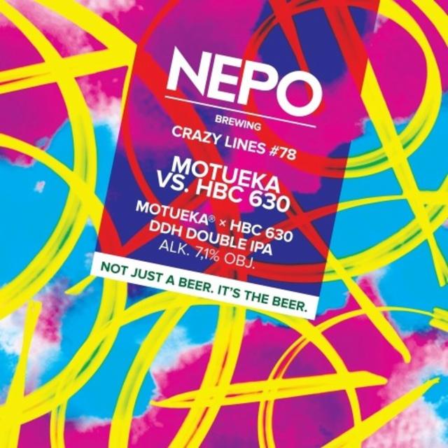 Crazy Lines #78: Motueka Vs. HBC 630 7.1%, Nepo Brewing (Browar Nepomucen), Poland