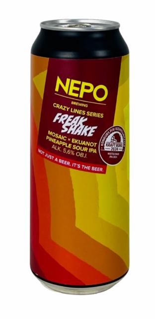 Crazy lines series : Freakshake 5.6%, Nepo Brewing (Browar Nepomucen), Poland