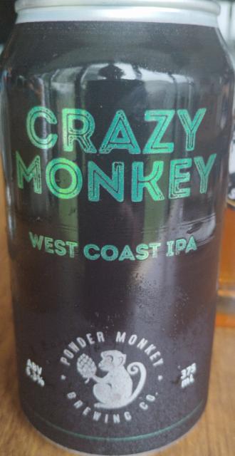 Crazy Monkey West Coast IPA 6.3%, Powder Monkey Brewing Co., England