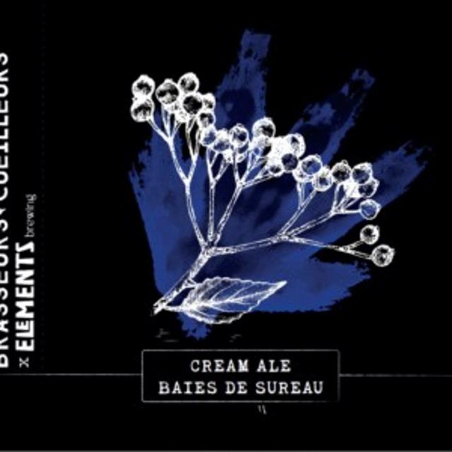 Cream Ale Sureau 4.5%, Les Brasseurs Cueilleurs - Plouf, France