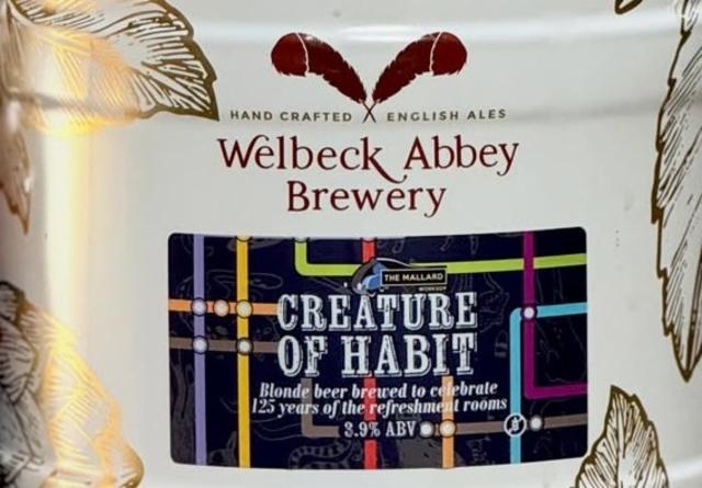 Creature of Habit 3.9%, Welbeck Abbey Brewery, England