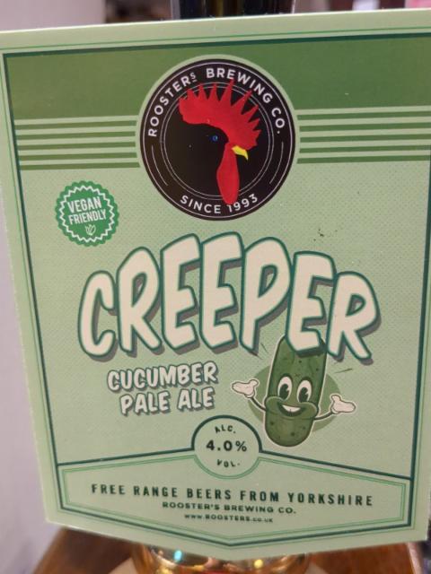 Creeper 4.0%, Rooster's Brewing Co., England
