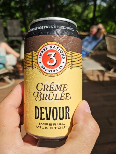 Créme Brûlée Devour 8.3%, Three Nations Brewing Company, United States