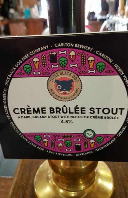Creme Brulee Stout 4.5%, Little Black Dog Beer Company Limited, England