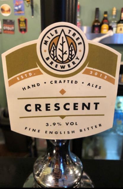Crescent 3.9%, Mile Tree Brewery Ltd, England