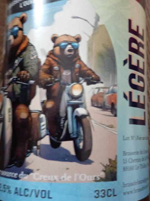 creux de l'ours legere, Brasserie Du Creux De L'Ours