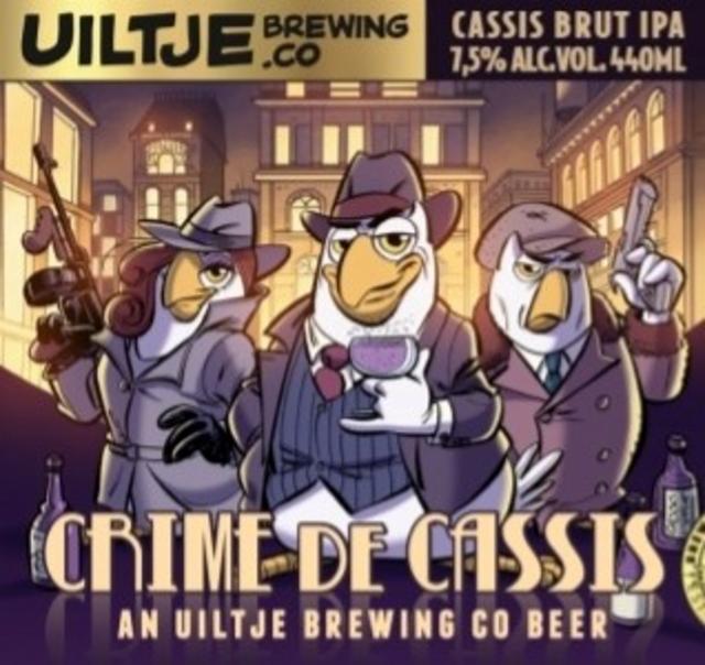 Crime De Cassis 8.5%, Uiltje Brewing Co, Netherlands