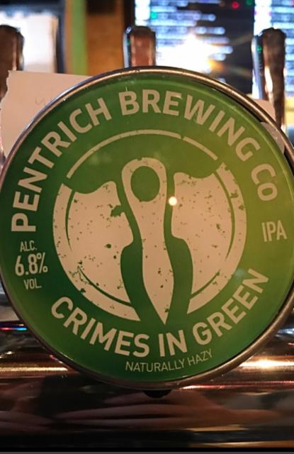 Crimes In Green 6.8%, Pentrich Brewing, England