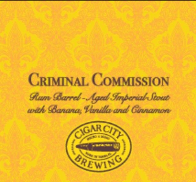 Criminal Commission 13.5%, Cigar City Brewing, United States