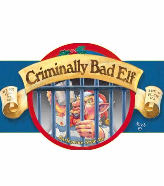 Criminally Bad Elf 10.5%, Ridgeway Brewing, England
