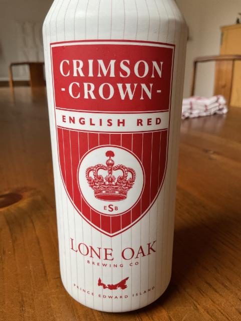Crimson Crown English Red, Lone Oak Brewing Company
