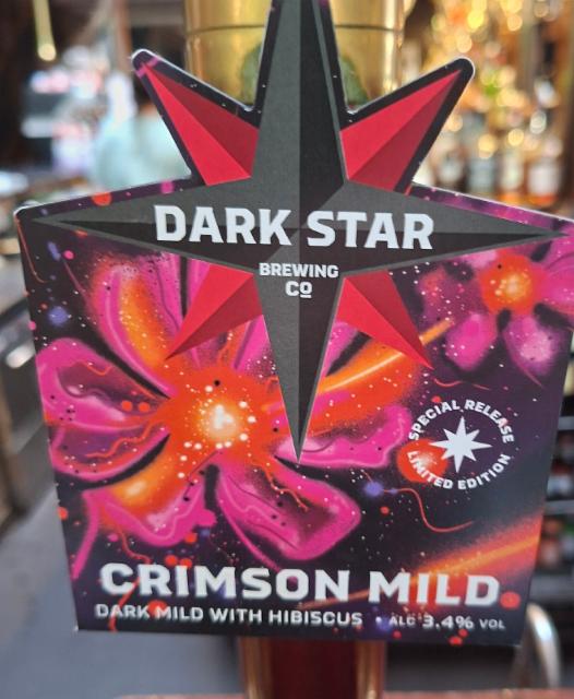 Crimson Mild 3.4%, Dark Star Brewing Co, England