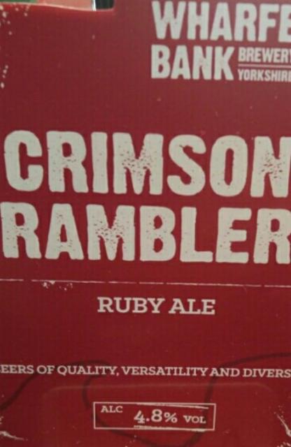 Crimson Rambler, WharfeBank Brewery