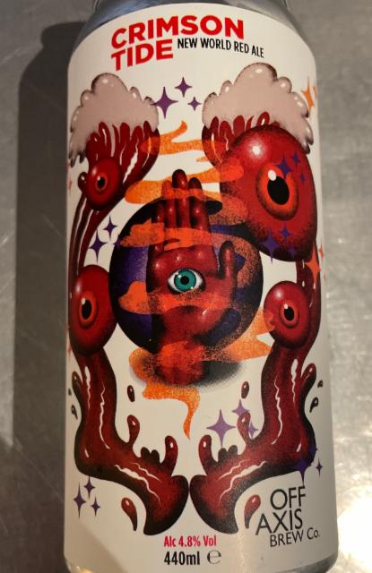 Crimson Tide 4.8%, Off Axis Brew Co., England