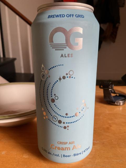 Crisp Air Cream Ale, Off Grid Ales