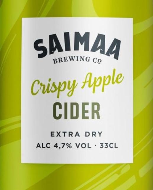 Crispy Apple Cider Extra Dry 4.7%, Saimaa Brewing Company, Finland