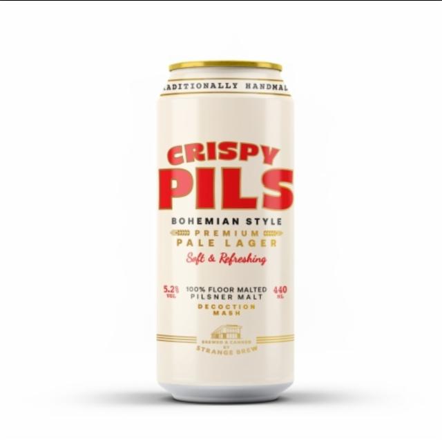 Crispy Pils 5.2%, Strange Brew, Greece