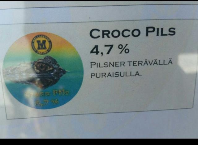 Croco Pils 4.7%, Mallaskuun Panimo, Finland
