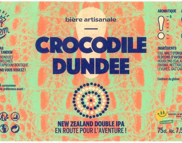 Crocodile Dundee 7.5%, Brasserie Tandem, France