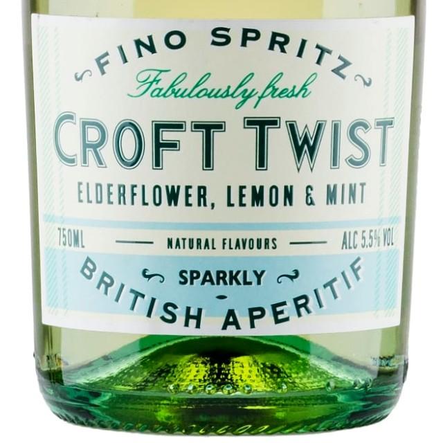 Croft Twist Elderflower Lemon Mint Spritz 5.5%, Gonzalez Byasa, Spain