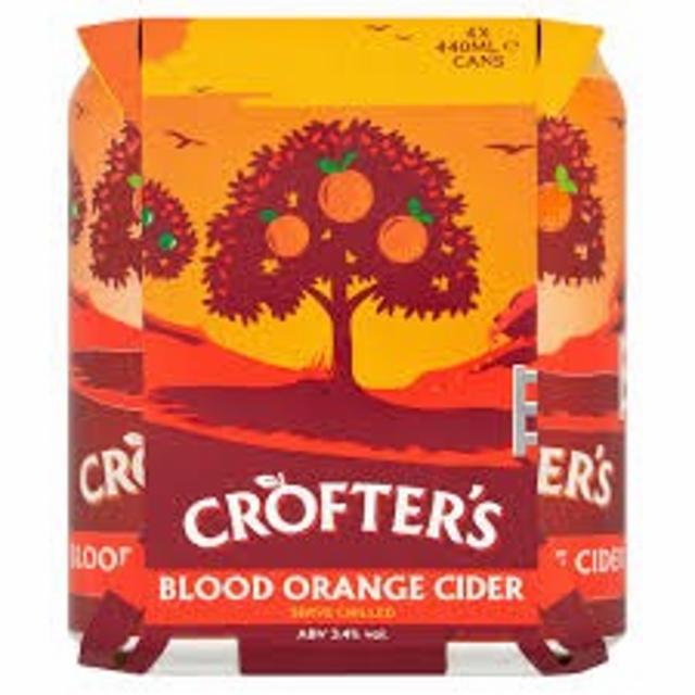 Crofter's Blood Orange 3.4%, Aston Manor Cider, England