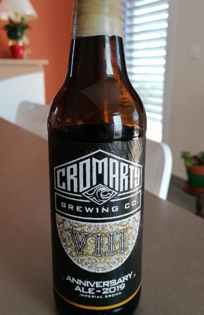 cromarty 500 ml anniversary ale 2019 10.0%, Cromarty Brewing Co, Scotland