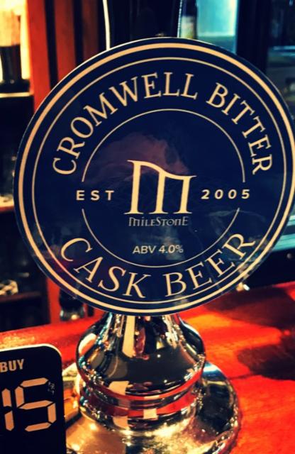 Cromwell Bitter 4.0%, Milestone Brewery, England