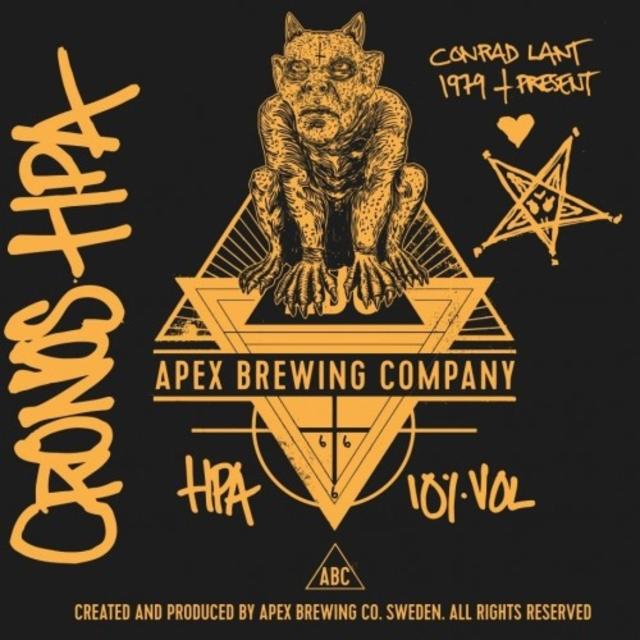 Cronos TIPA 10.0%, Apex Brewing Company, Sweden