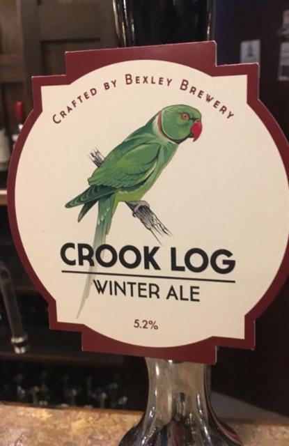 Crook Log 5.2%, Bexley Brewery, England
