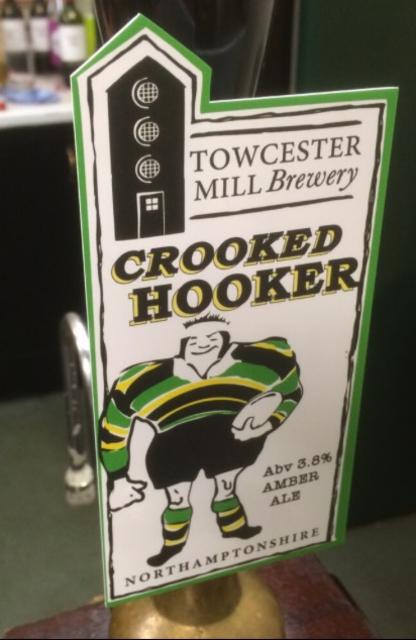 Crooked Hooker 3.8%, Towcester Mill Brewery, England