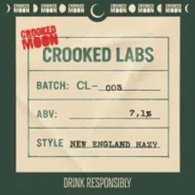 Crooked Labs #CL-003 7.1%, Crooked Moon Brewing, Sweden