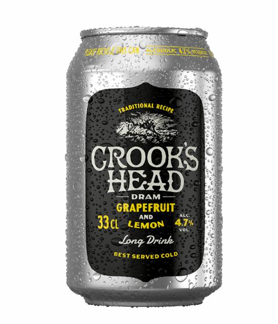 Crook's Head Dram Grapefruit And Lemon 4.7%, Olvi, Finland