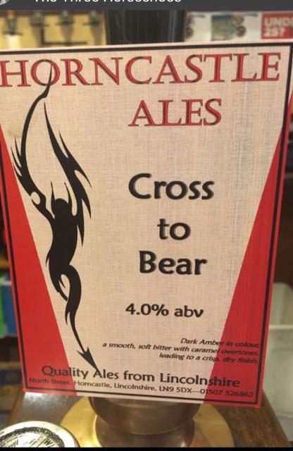 Cross To Bear 4.0%, Horncastle Ales, England