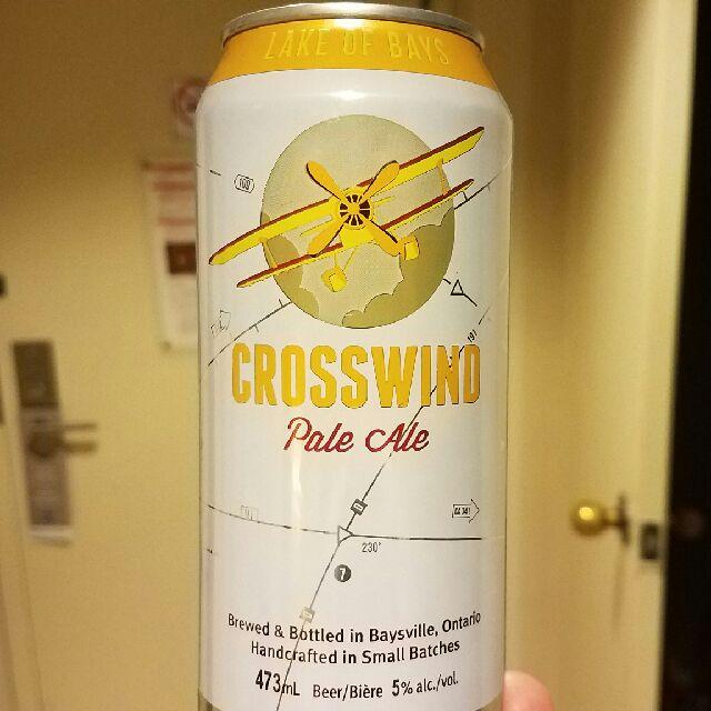 Crosswind Pale Ale 5.0%, Lake of Bays Brewing Company, Canada